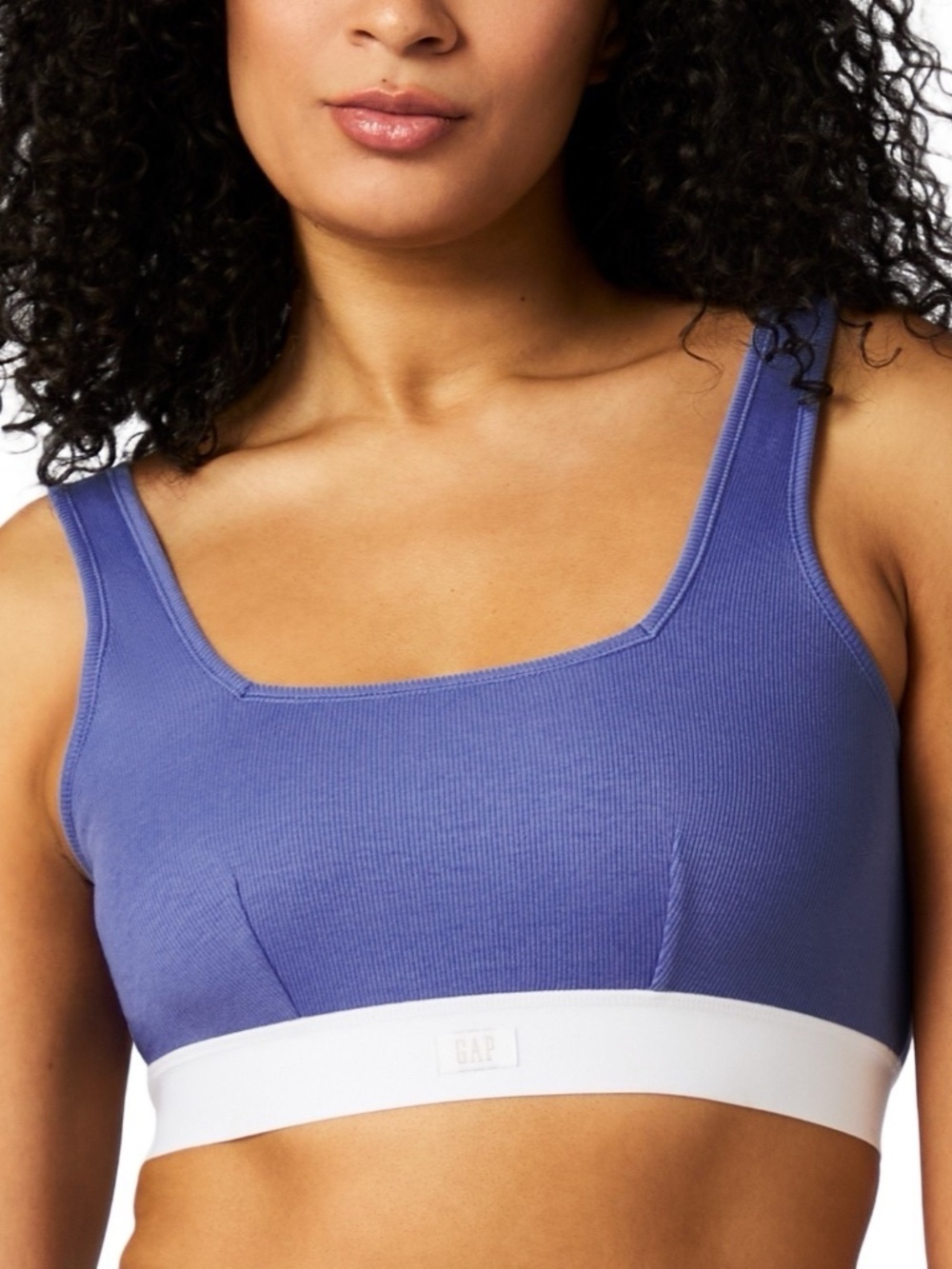 Gap GapBody Logo Comfort Women's Bralette | Color: Bleached Denim | Size: M